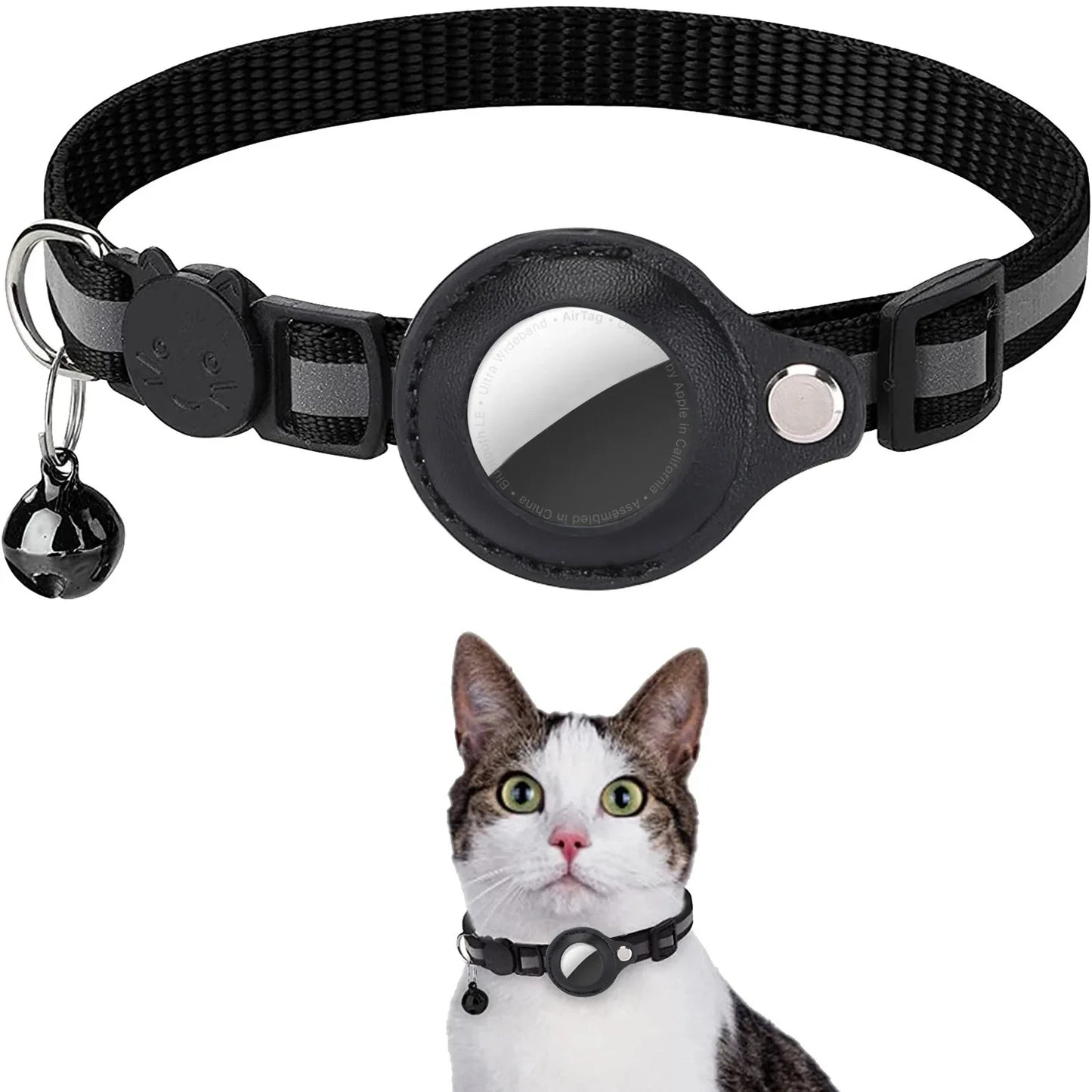 SafeCat Reflective AirTag Collar
