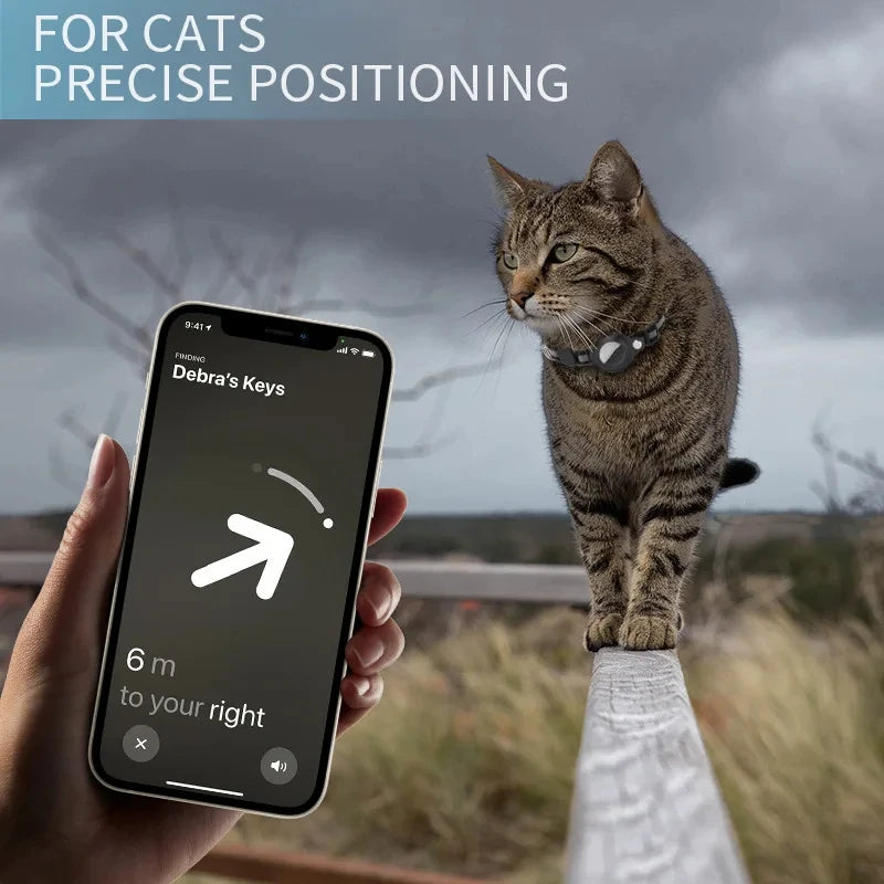SafeCat Reflective AirTag Collar