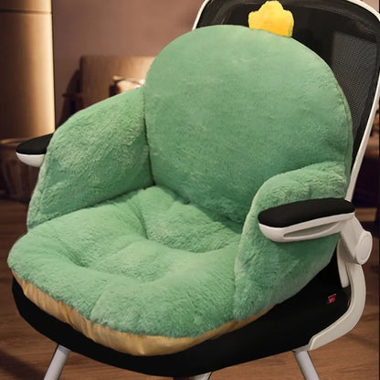 One-piece Chair Cushion: Office/Home Seat Support & Backrest