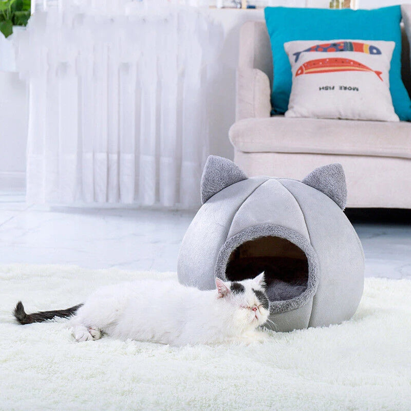 Cozy Cat Cave Bed